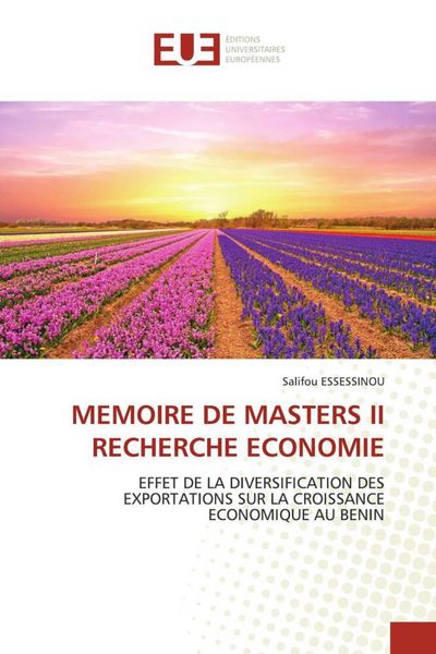 Produktbild: Memoire De Masters Ii Recherche Economie