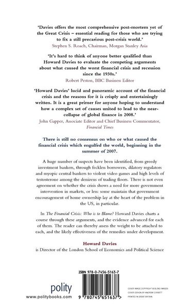 Produktbild: The Financial Crisis