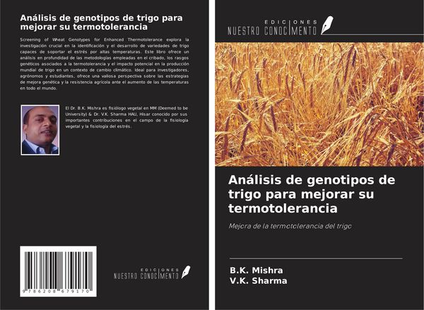 Produktbild: An&aacute;lisis de genotipos de trigo para mejorar su termotolerancia
