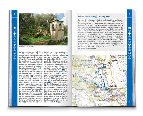 Produktbild: KOMPASS Wanderf&uuml;hrer Ligurien mit Cinque Terre, 50 Touren