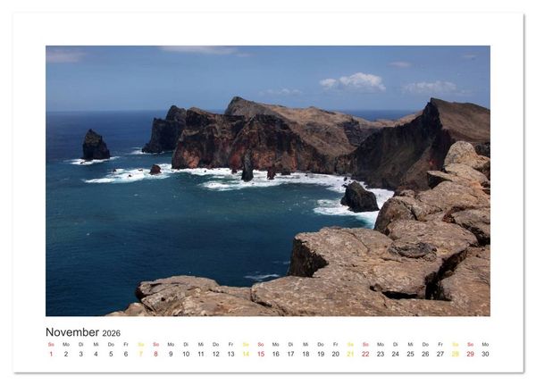 Produktbild: Madeira (Tischkalender 2026 DIN A5 quer), CALVENDO Monatskalender