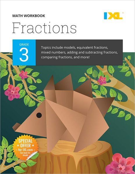 Produktbild: IXL Math Workbook: Grade 3 Fractions