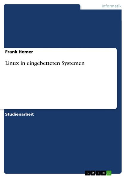 Produktbild: Linux in eingebetteten Systemen