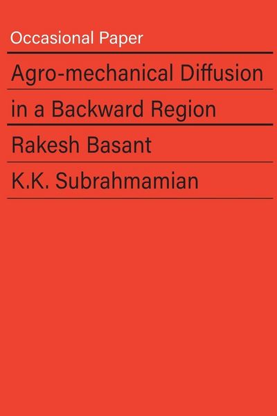 Produktbild: Agro-mechanical Diffusion in a Backward Region