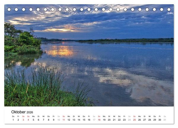 Produktbild: Uganda - die Perle Afrikas (Tischkalender 2026 DIN A5 quer), CALVENDO Monatskalender