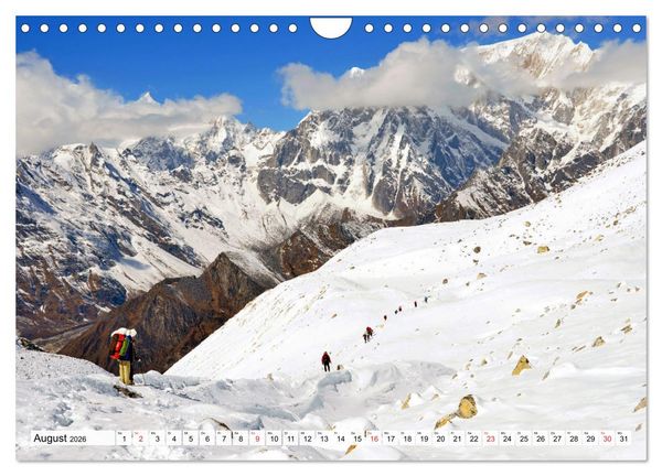Produktbild: Grandioser Himalaya, Bergriesen in Nepal (Wandkalender 2026 DIN A4 quer), CALVENDO Monatskalender