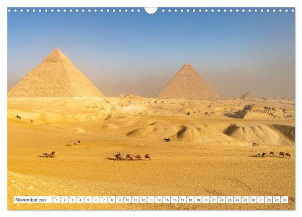 Produktbild: &Auml;gypten - Kairo + Gizeh (Wandkalender 2027 DIN A3 quer), CALVENDO Monatskalender