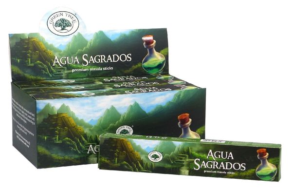 Produktbild: R&auml;ucherst&auml;bchen Green Tree "Agua Sagrados" 15gr.
