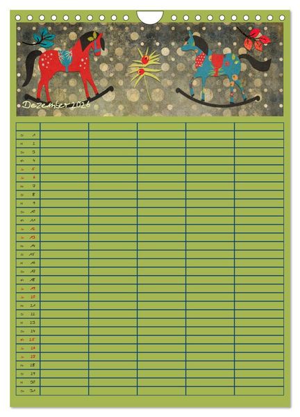 Produktbild: Unser buntes Familienleben (Wandkalender 2026 DIN A4 hoch), CALVENDO Monatskalender