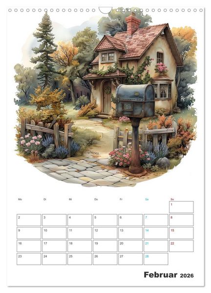 Produktbild: Zeitreise - Der vintage Briekasten Kalender (Wandkalender 2026 DIN A3 hoch), CALVENDO Monatskalender