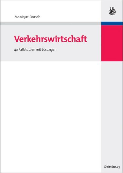 Produktbild: Verkehrswirtschaft