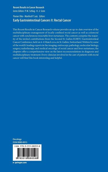 Produktbild: Early Gastrointestinal Cancers II: Rectal Cancer