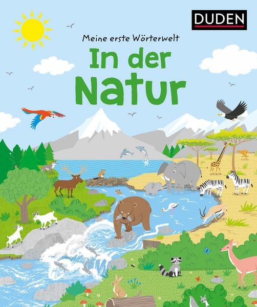Produktbild: Meine erste W&ouml;rterwelt. In der Natur Buntes Lern- und Wimmelbuch mit Suchr&auml;tseln ab 3 Jahren. F&ouml;rdert Sprache, Wissen sowie Aufmerksamkeit