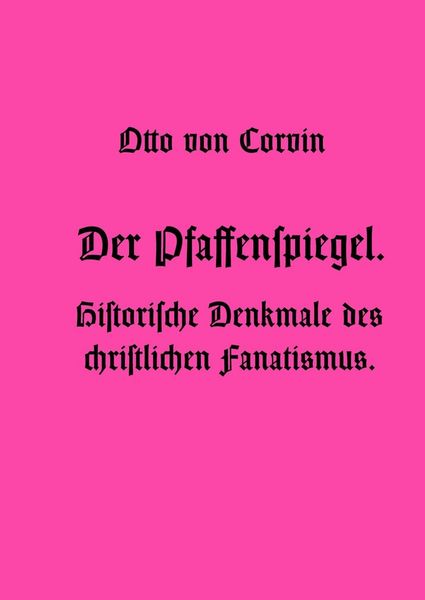 Produktbild: Der Pfaffenspiegel.