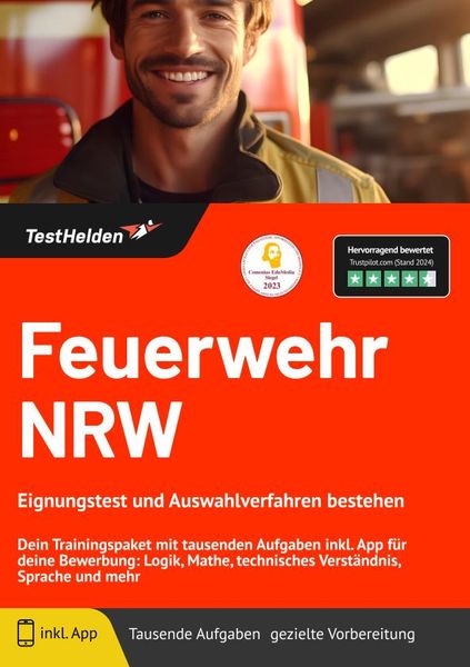 Produktbild: Feuerwehr NRW Eignungstest und Auswahlverfahren bestehen