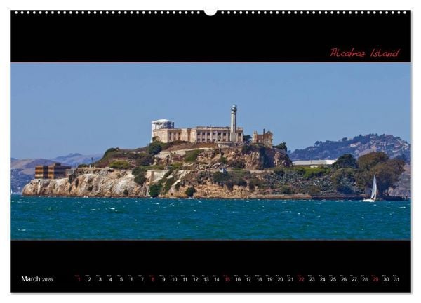 Produktbild: SAN FRANCISCO Panoramic Highlights (High Quality Premium Wall Calendar 2026 DIN A2 landscape),CALVENDO 12 Month Wall Calendar
