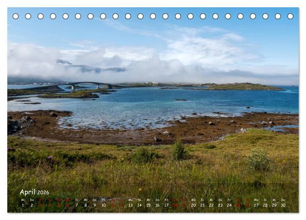 Produktbild: VESTERALEN UND LOFOTEN - Inselparadies im Eismeer (Tischkalender 2026 DIN A5 quer), CALVENDO Monatskalender