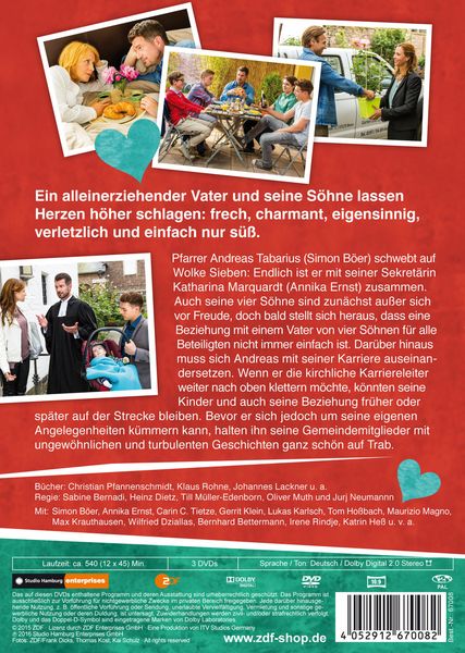 Produktbild: Herzensbrecher - Vater von vier S&ouml;hnen - Staffel 3 [3 DVDs]