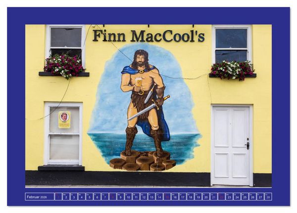 Produktbild: IRLAND - Die sch&ouml;nsten Fassadenmalereien (Tischkalender 2026 DIN A5 quer), CALVENDO Monatskalender