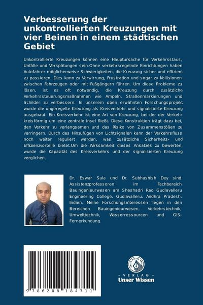 Produktbild: Verbesserung der unkontrollierten Kreuzungen mit vier Beinen in einem st&auml;dtischen Gebiet