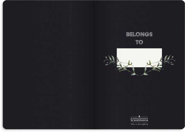 Produktbild: Burde Notizbuch Deluxe A5 Flower