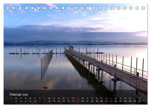 Produktbild: Stimmungsvoller Bodensee (Tischkalender 2026 DIN A5 quer), CALVENDO Monatskalender