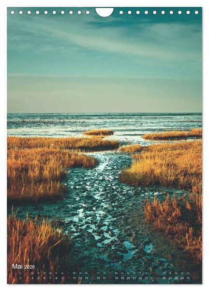 Produktbild: Farbenpracht Nordsee (Wandkalender 2026 DIN A4 hoch), CALVENDO Monatskalender