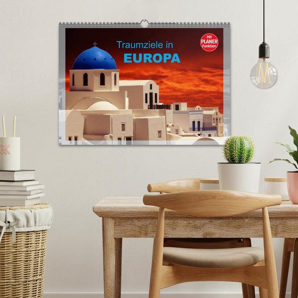 Produktbild: Traumziele in Europa (Wandkalender 2026 DIN A3 quer), CALVENDO Monatskalender
