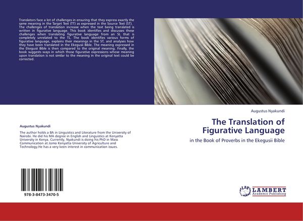 Produktbild: The Translation of Figurative Language