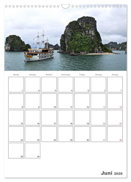 Produktbild: Vietnam 2026 Land der Kontraste (Wandkalender 2026 DIN A3 hoch), CALVENDO Monatskalender