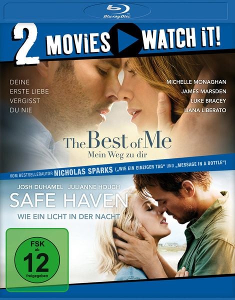 Produktbild: The Best of Me - Mein Weg zu dir/Safe Haven - Wie ein Licht in der Nacht [2 BRs]