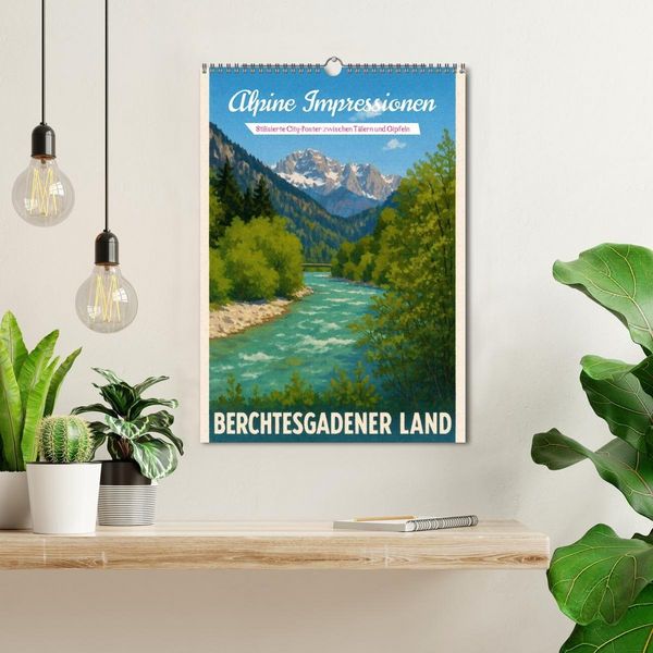 Produktbild: Alpine Impressionen Berchtesgadener Land (Wandkalender 2027 DIN A3 hoch), CALVENDO Monatskalender