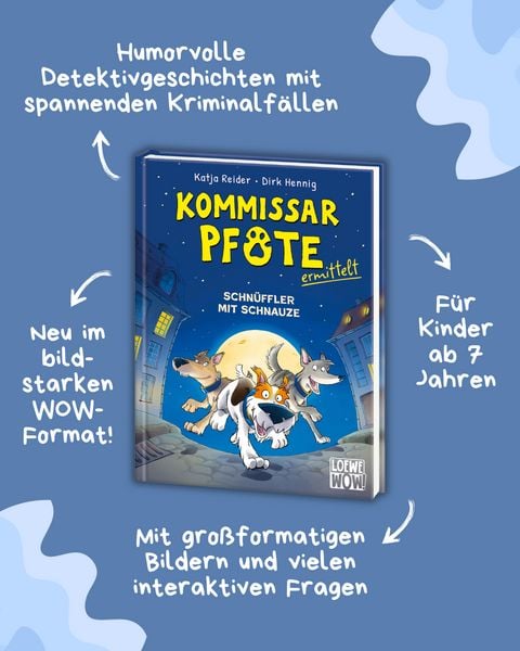 Produktbild: Kommissar Pfote ermittelt (Band 1) - Schn&uuml;ffler mit Schnauze
