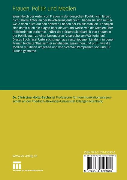 Produktbild: Frauen, Politik und Medien