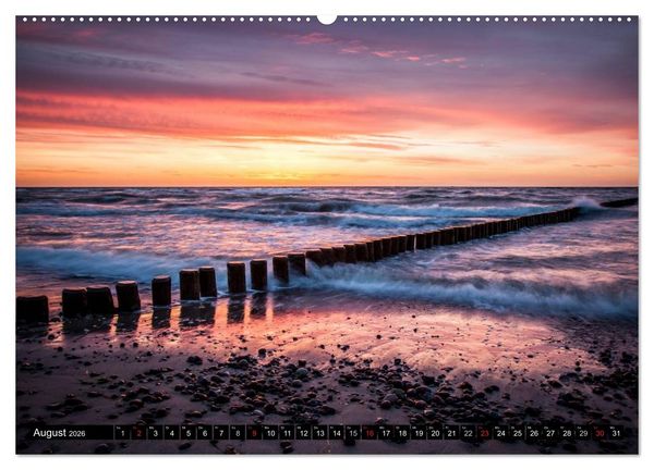 Produktbild: Urlaub in Warnem&uuml;nde (hochwertiger Premium Wandkalender 2026 DIN A2 quer), Kunstdruck in Hochglanz