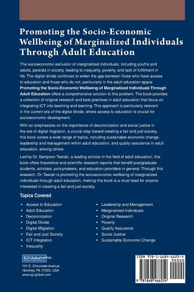 Produktbild: Promoting the Socio-Economic Wellbeing of Marginalized Individuals Through Adult Education