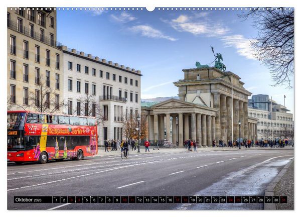 Produktbild: Berlin, so bunt wie das Leben (hochwertiger Premium Wandkalender 2026 DIN A2 quer), Kunstdruck in Hochglanz