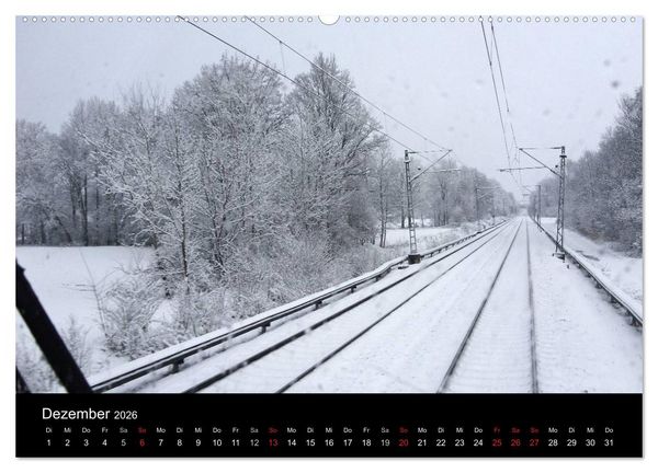 Produktbild: Lokf&uuml;hrerperspektiven (Wandkalender 2026 DIN A2 quer), CALVENDO Monatskalender