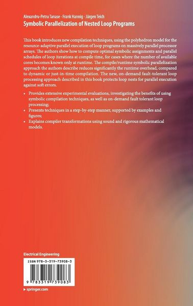 Produktbild: Symbolic Parallelization of Nested Loop Programs