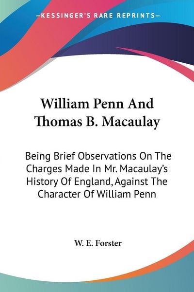 Produktbild: William Penn And Thomas B. Macaulay