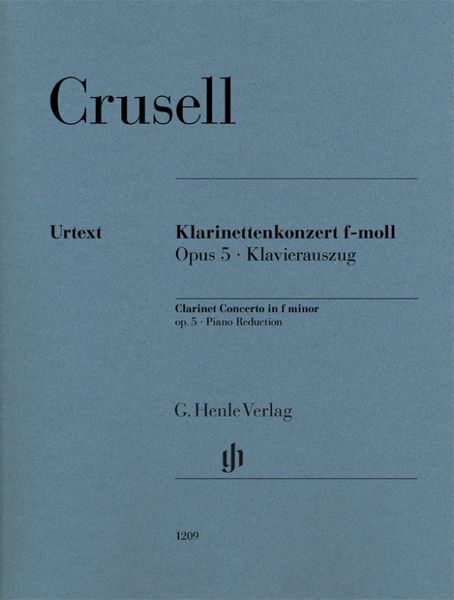 Bernhard Henrik Crusell - Klarinettenkonzert f-moll op. 5