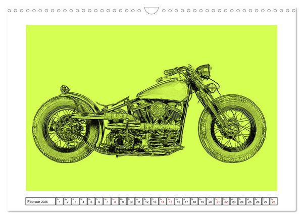 Produktbild: Motor Craft Motorr&auml;der (Wandkalender 2026 DIN A3 quer), CALVENDO Monatskalender
