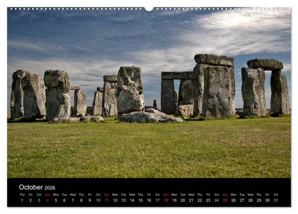 Produktbild: A Journey through the United Kingdom (High Quality Premium Wall Calendar 2026 DIN A2 landscape),CALVENDO 12 Month Wall Calendar
