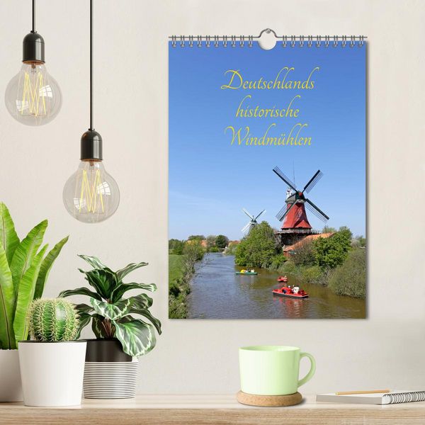 Produktbild: Deutschlands historische Windm&uuml;hlen (Wandkalender 2026 DIN A4 hoch), CALVENDO Monatskalender