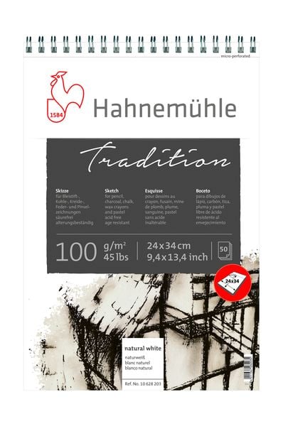 Hahnemühle Papier Tradition, 24 x 34 cm, 100 g/m²