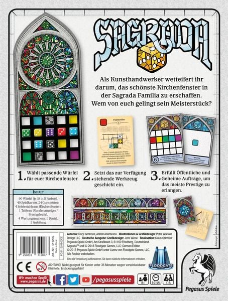 Produktbild: Pegasus Spiele - Sagrada