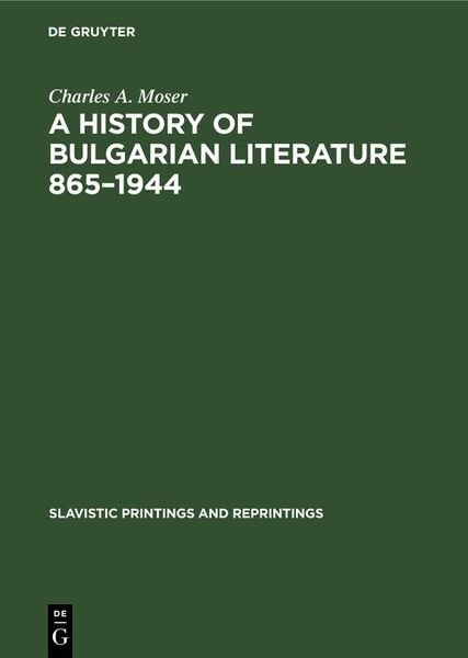 Produktbild: A History of Bulgarian Literature 865-1944
