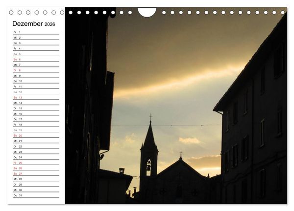 Produktbild: Camino di Assisi - Franziskusweg (Wandkalender 2026 DIN A4 quer), CALVENDO Monatskalender