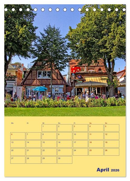Produktbild: Sehnsuchtsort Warnem&uuml;nde (Tischkalender 2026 DIN A5 hoch), CALVENDO Monatskalender