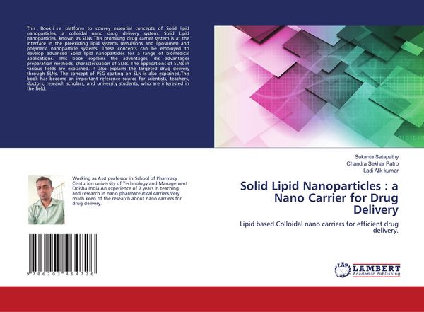 Produktbild: Solid Lipid Nanoparticles : a Nano Carrier for Drug Delivery